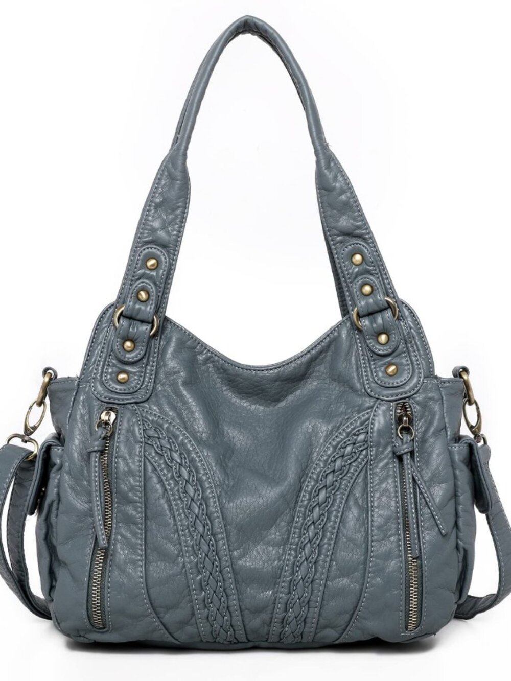 Hobo Bag Soft Handbag with Crossbody Strap